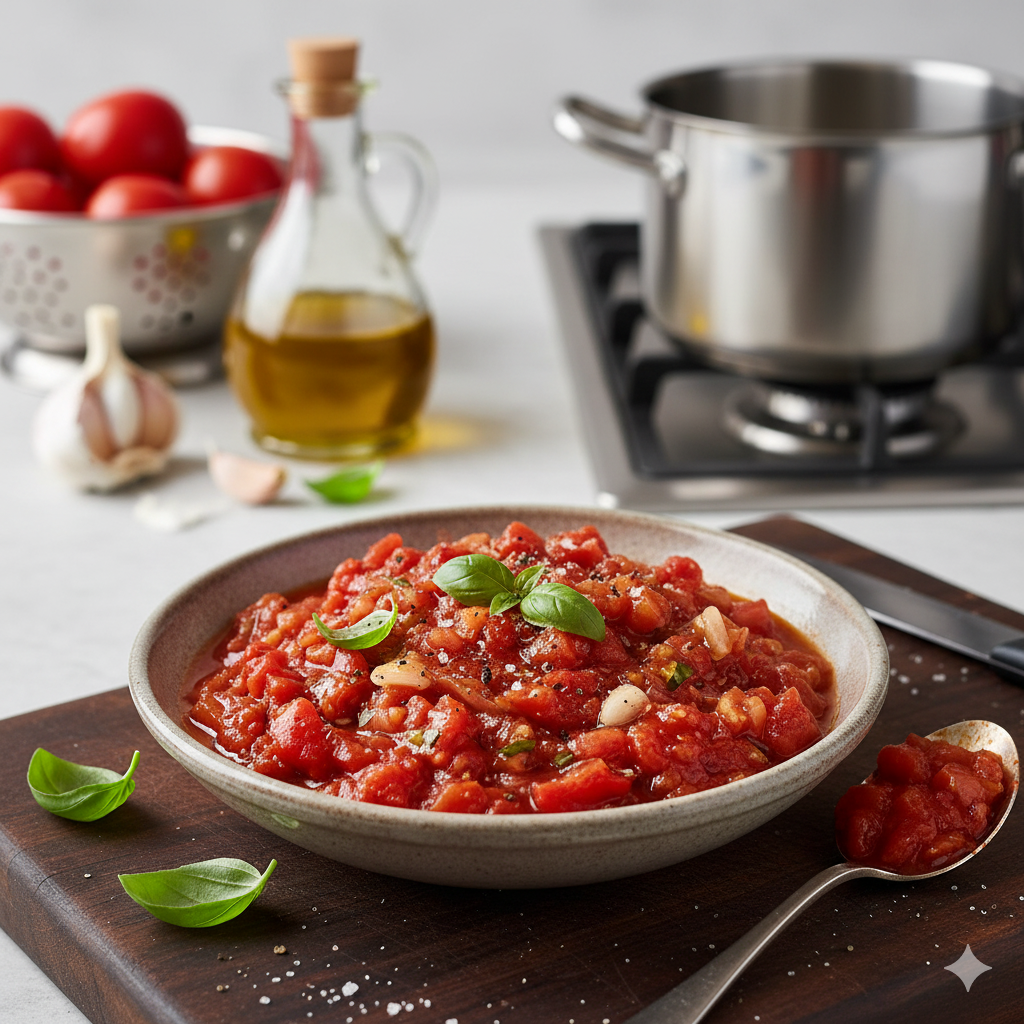 Sofrito de jitomate para pasta