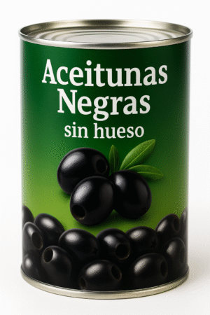 Lata de Acetunas Negras s/hueso