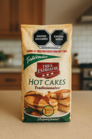 Harina para Hotcakes TRES ESTRELLAS de 1.100kg