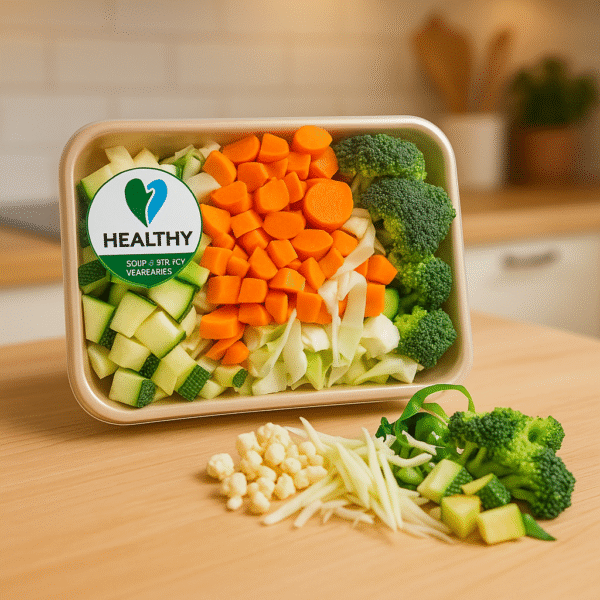 Charola de Sopa de Verduras