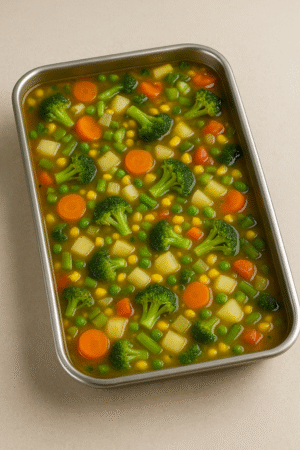 Charola de Sopa de Verduras
