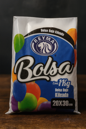 Rollo de Bolsa Plastica Transparente para 1 kg REYMA 20x30