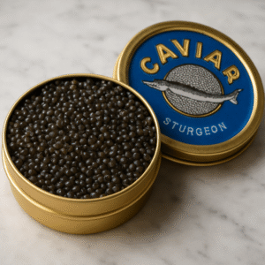 Caviar de Esturion Producto enlatado