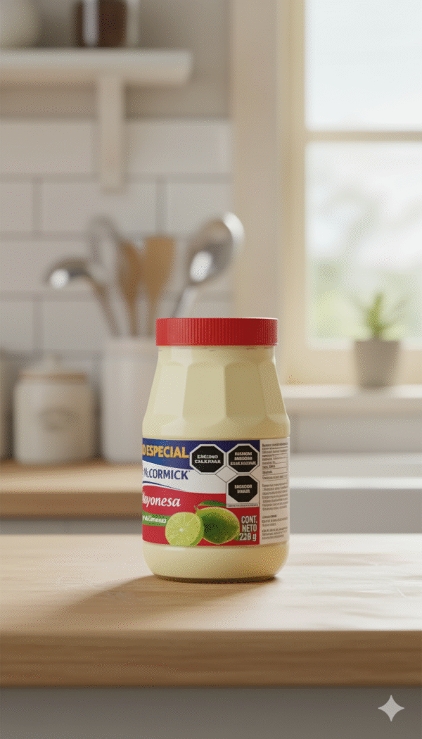 Frasco de Mayonesa MacCormick de 228gr, 390gr y 1.400kg