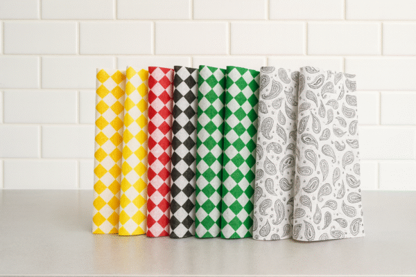 Papel Grado Alimenticio Varios Diseños 30x30 Paq 100 Pz