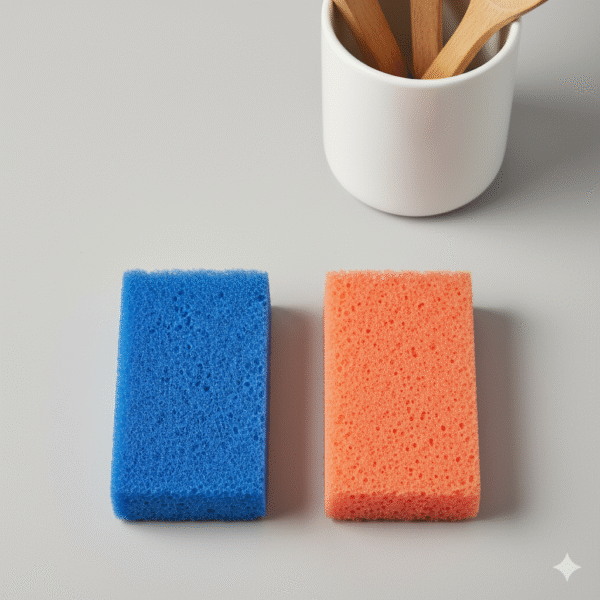 Fibra de esponja de 1era calidad p/ Utensilios de cocina(Cristaleria)